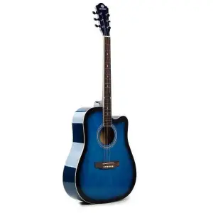 Unistar HS-4111 Acoustic Guitar – 41-Inch- Stylish Blue Finish – Rich & Warm Sound