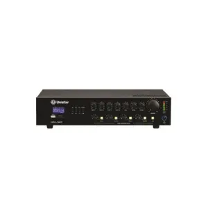 Unistar MPA-240S Public Address Amplifier – 240W / 4-Zone Control with Mic & AUX Inputs