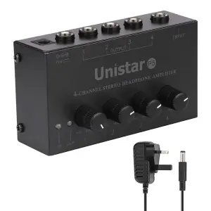 Unistar P5 Four-Channel High-Fidelity Stereo Headphone Amplifier