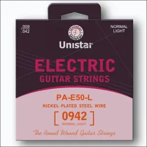 Unistar PA-E50-L Electric Guitar Strings - High Quality and Exceptional Sound