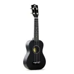 Unistar UK-10 21" Soprano Ukulele with Bag - Black