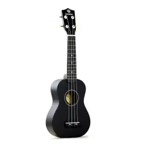 Unistar UK-10 21" Soprano Ukulele with Bag - Black