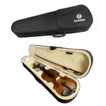 Unistar V-35 MB 2/4 Student Violin – Antique Brown Finish, Complete Beginner Outfit