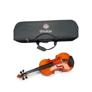 Unistar V-80S-44 Violin 4/4 – Full-Size Student Violin with Case