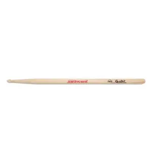 Wincent W-TYS Tomoya Signature Hickory Drumsticks – White Finish, 16.14" Length, .579" Diameter