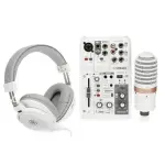 Yamaha AG03 mkII LSPK Live Streaming Pack – Studio-Quality Audio in White