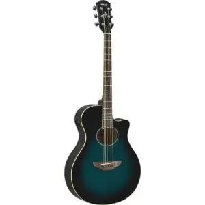 Yamaha APX-600 OBB Acoustic-Electric Guitar – Ocean Blue Burst