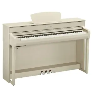 Yamaha CLP-735 Digital Piano with Bench White Ash