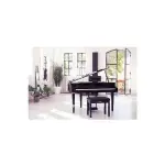 Yamaha CLP-765GP Digital Grand Piano – Black with Bench | Clavinova Grand for Authentic Acoustic Feel