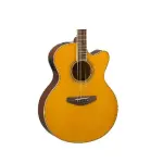 yamaha CPX-600 Electric-Acoustic guitar - natural vintage tint