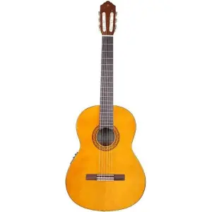 Yamaha CX-40 Classical Guitar with Built-in Piezo - Balanced Sound and Comfortable Design for Beginners