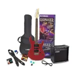 Yamaha ERG-121GPII Electric Guitar Package – Metallic Red Starter Kit for Beginners