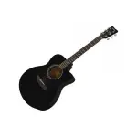 Yamaha FS-100C Acoustic Guitar – Classic Black Finish, Full Sound