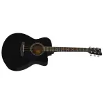 Yamaha FS-100C Acoustic Guitar – Classic Black Finish, Full Sound