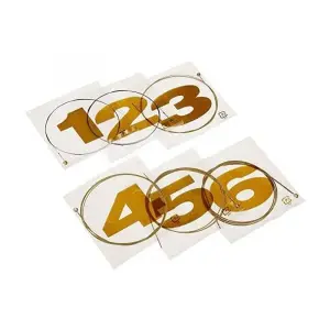 Yamaha FS-530 Medium-Gauge Steel Acoustic Guitar Strings – Brass Wound