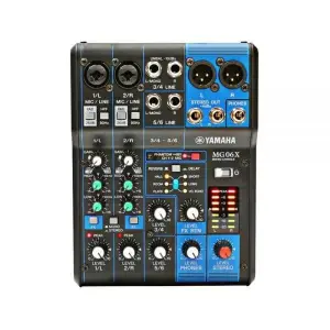 Yamaha MG-06X Compact 6-Input Audio Mixer with Effects