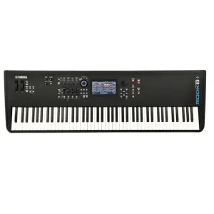 Yamaha MODX8+ 88-key weighted action synthesizer with the Piano