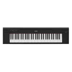Yamaha NP-15 Portable Digital Piano – 61-Key Lightweight Keyboard with Graded Soft Touch Action (Black)