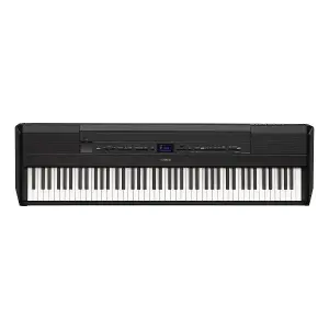 Yamaha P-525 Digital Piano with 88 Weighted Wooden Keys, Black