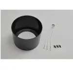 Yamaha PK-C4 Black Pendant Mount Kit for VXC4/VXC2F – Sleek Ceiling Suspension