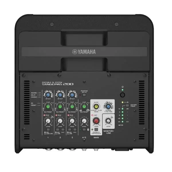 Yamaha STAGEPAS 200BTR Portable All-in-One PA System with Battery