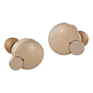 Yamaha TW-E7B Wireless Bluetooth Earbuds-Beige