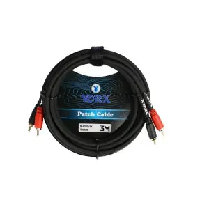Yorx A-402G RCA to RCA Cable - 3M - BLACK