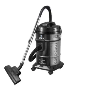 YORX Drum Type Vacuum Cleaner Powerful Suction 25L 2000W with brush rotation while cleaning