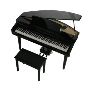 Yorx G3 Digital Grand Piano Black with Matching Bench