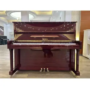 Yorx HU-118-MHP Upright Piano Mahogany Polish Hight 118cm With Bench