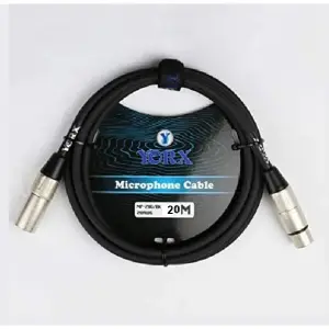 Yorx MP-280 XLR to XLR Cable - 20M - Black