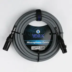 Yorx MPQ-220BG XLR Microphone Cable 7.6m