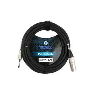 Yorx MPX-481PR- XLR to 1/4 Mono Cable – 6M -Black