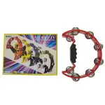 Yorx MT4-RD Single Row Cutaway Tambourine – Professional Sound & Sleek Design