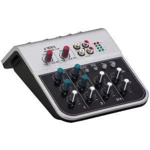Yorx MIX02-1A Compact 4-Channel Mini Mixer – Versatile & Portable