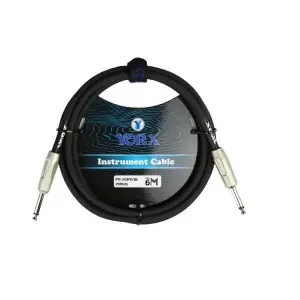 Yorx IPX-201PR Professional Jack to Jack Audio Cable - 6M - Black