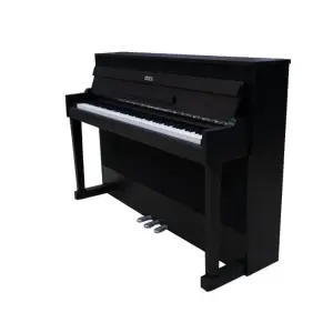 Yorx V80 Digital Upright Piano – 88-Key Graded Hammer, Velocity-Sensitive, Black