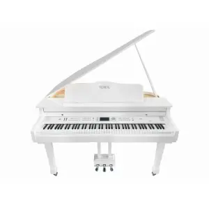 Yorx YDG 4 White Digital Grand Piano with Bench – Elegant Design & Expressive Sound