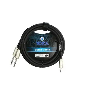 Yorx YX-362PR AUX to Jack Cable - 2M - Black